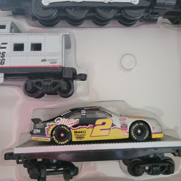 Rusty Wallace 25 years in racing, Miller 5 piece train set, in box - Picture 8 of 12
